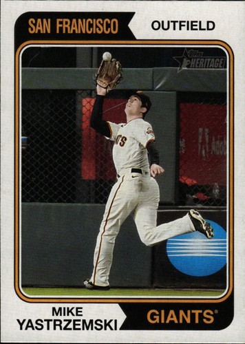 2023 Topps Heritage #287 Mike Yastrzemski | Baseball Card