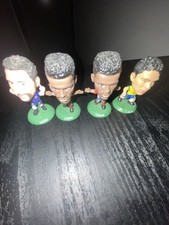 SoccerStarz Figurine Lot of 4 - Messi, Thiago Silva & 2x Thomas Lemar