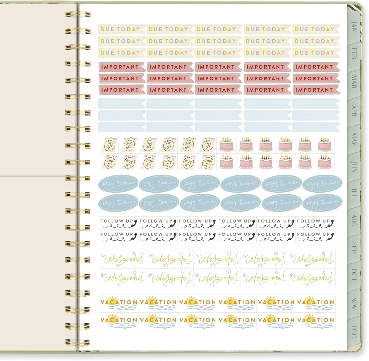 2026 Planner, Weekly & Monthly, 8.5" X 11", Large, Pen+Pillar, Garden Rose (PP23