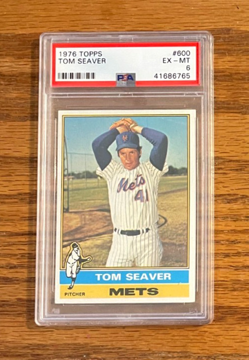 1976 Topps Tom Seaver #600 PSA 6 Card - HOF
