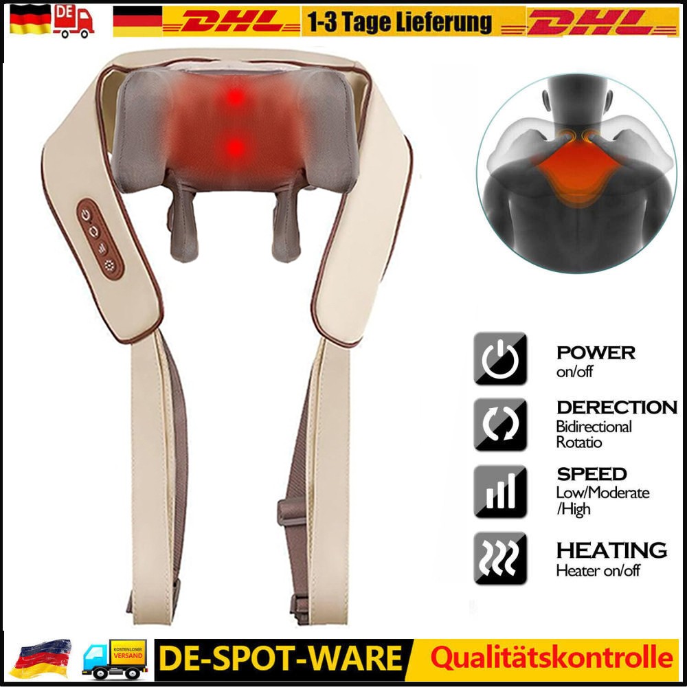 Nackenmassagegerät Shiatsu Massagegerät Mit Wärmefunktion Nacken Schultermassage