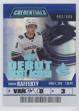 2019 Upper Deck Credentials Debut Ticket Access /999 Tier 1 Brogan Rafferty x6g