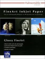 Pearl Photo Rag, 100 % Cotton Rag, Natural White Inkjet Paper, 320 G/Ma, 8.5X11"