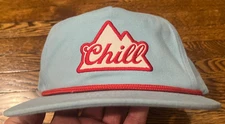 Coors Light Hat Blue Chill Logo Embroidered Beer Breweriana Snapback New