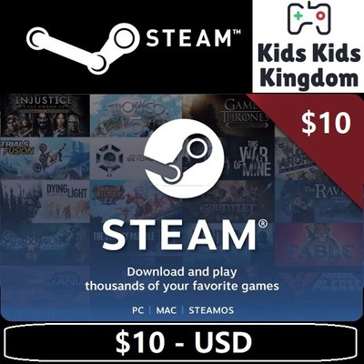 $10.30 Steam 10 USD US Dollar Prepaid Steam Wallet Game ...