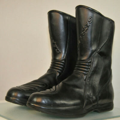 Alpinestars Racing Ahead Black Leather Gore-Tex Motocross  display picture 3