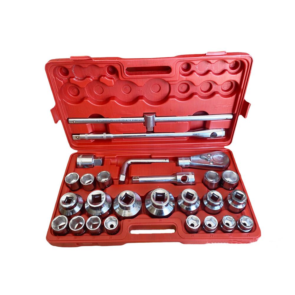 Cassetta Chiavi a Bussola 3/4" 26pz 21-65mm per Tir e Agricoltura
