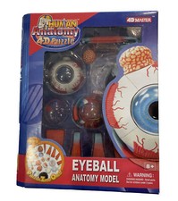 4D Master Puzzle Human Anatomy Eyeball Model 35 Pcs 8 BRAND NEW-FACTORY SEALED