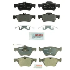 Bosch QuietCast Front Rear Metallic Disc Brake Pads Kit For W211 E-Class 4Matic