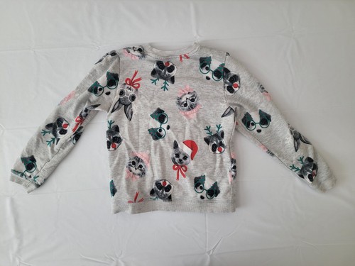 H&M LS Christmas Sweatshirt Youth Size 6-8 - Picture 2 of 8