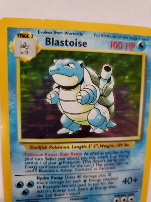 Blastoise Base Set Holo Pokemon Card Jungle Fossil | eBay