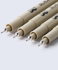 Mr. Pen- Black Fineliners 0.25mm 4 Pack Bible Pens No Bleed Fine Tip Ultra