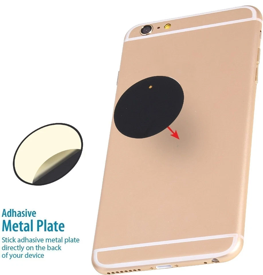 CD Slot Car Magnetic Cell Phone Holder Universal Mount Cradle iPhone Tablet Vent - Image 4 of 4