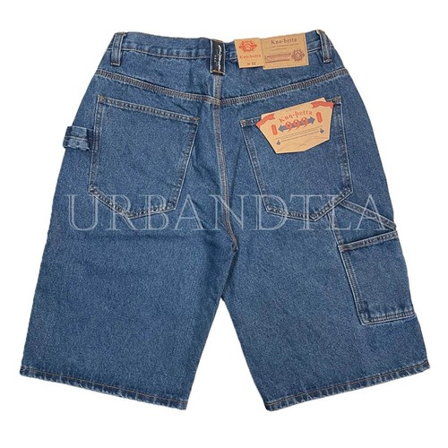 Men's Loose Fit Carpenter Jean Shorts Baggy Work Shorts Size 30-44 Kno Betta - Picture 5 of 10