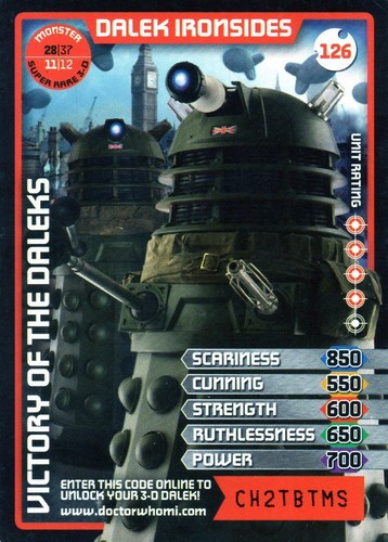 BBC Dr Doctor Who Monster Invasion SUPER & ULTRA RARE Cards incl. Extreme Pick! - Picture 17 of 29