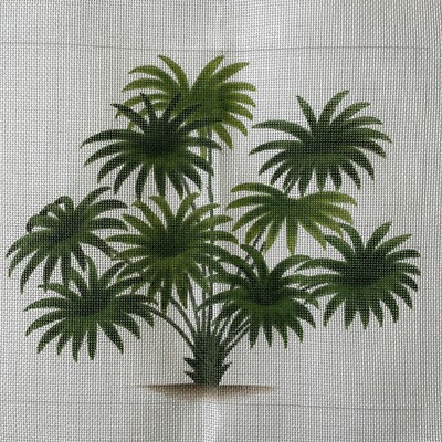 Needlepoint Inc Handpainted Needlepoint Canvas 13ct Palm Tree 12x10