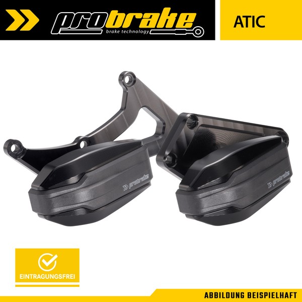 Sturzpads Atic Schwarz FüR Honda NC 750 S/Nc 750 SA (14-15) RC70-image