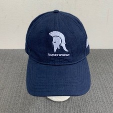 Project Spartan Baseball Hat Strapback Cap Mens Adjustable Navy Blue S&S