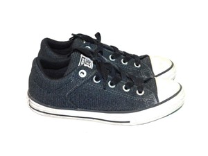 big kids black converse