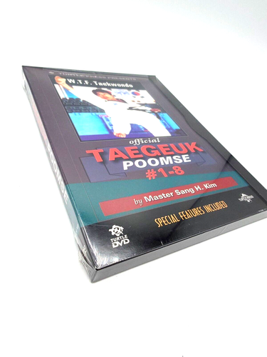 W.T.F. Taekwondo Official TAEGEUK Poomse DVD 1-8 Martial Arts Sang Kim Turtle - Imagen 7 de 8