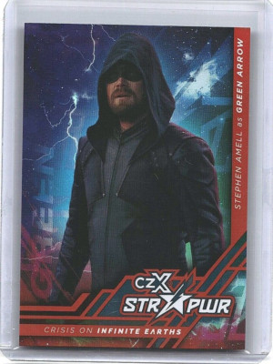 CZX Crisis on Infinite Earths STR PWR Red S01 Stephen Amell as Green Arrow