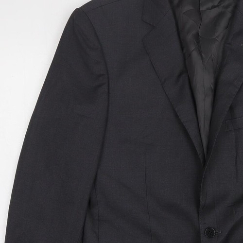Lanficio Cerruti Mens Grey Wool Blend Suit Jacket Size 40 - Picture 8 of 12