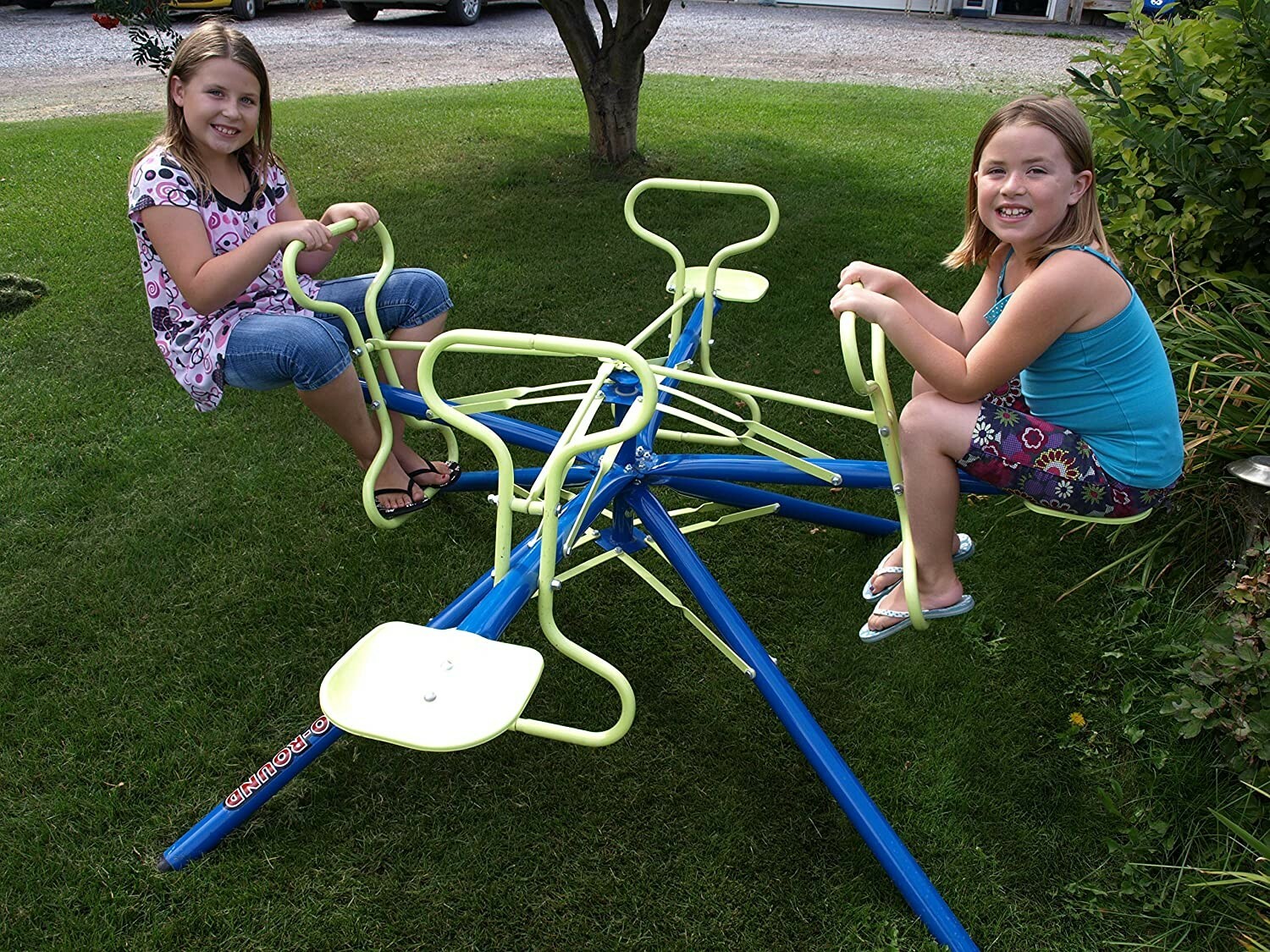 outdoor merry go round playset