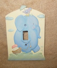 VERY CUTE NOAH'S ARK SINGLE RESIN LIGHT SWITCH PLATE COVER NEW