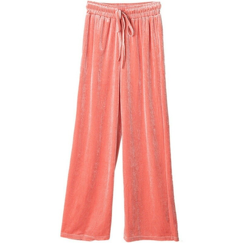 UXSELKCD Damen Jogginghose Weites Bein - Lockere Fit Hose Mit Kordelzug Weiß