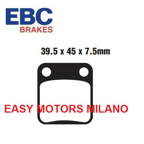 FA054HH EBC Paire Plaquette de Frein Arrière Hercules-Sachs Madass 125 Cc 2006> - Photo 1/1
