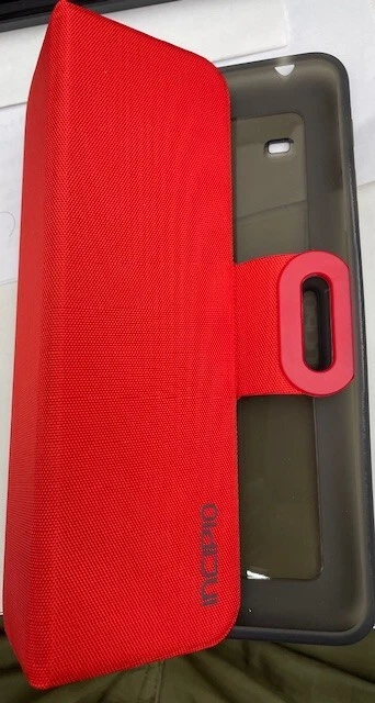 Incipio CLARION Translucent FOLIO Case for Samsung Galaxy Tab E (8") - RED - Image 2 of 4
