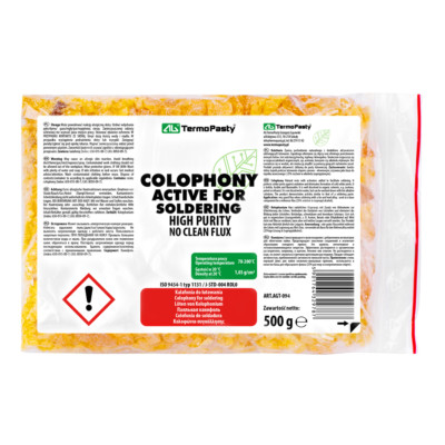 KALAFONIA-500 Kolophonium aktiv 500 g Flussmittel rein Harz Beutel Rosin