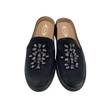 Joyfolie Sia Slide Girls Black Embellished Mules Youth Size 4