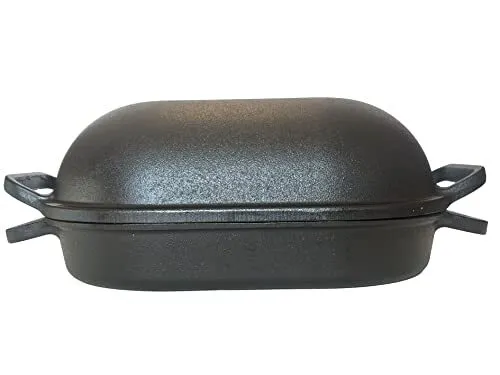 Large Heavy Duty Cast Iron Bread & Loaf Pan - A perfect way for baking