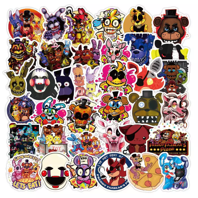 Some of the Five Nights at Freddy's stickers I've made. : r/sticker