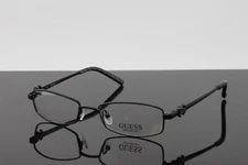 Guess Optical Women's Small Metal Frame Rectangle GU2254/BLK Black /50mm NEW!