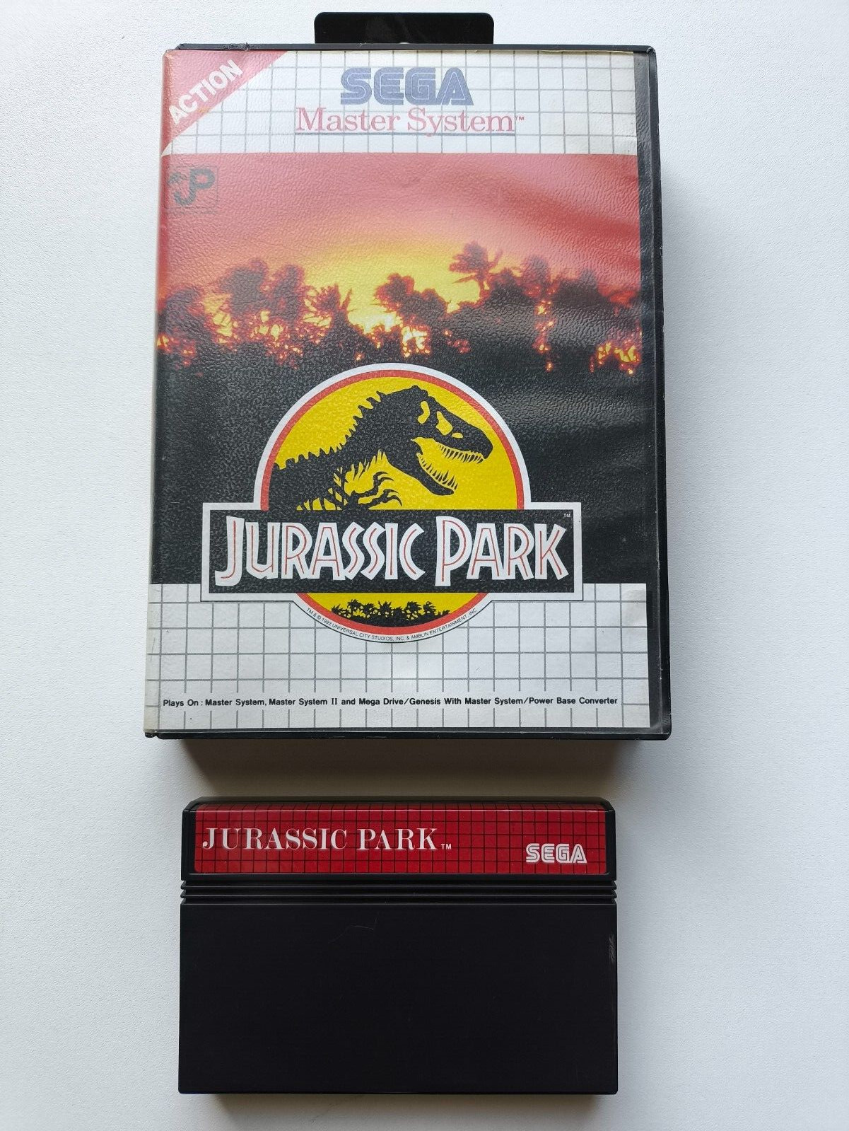 SEGA Master System  Jeu JURASSIC PARK