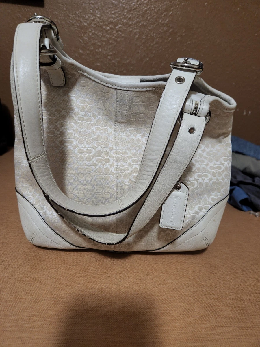 Coach purse cream Clearance