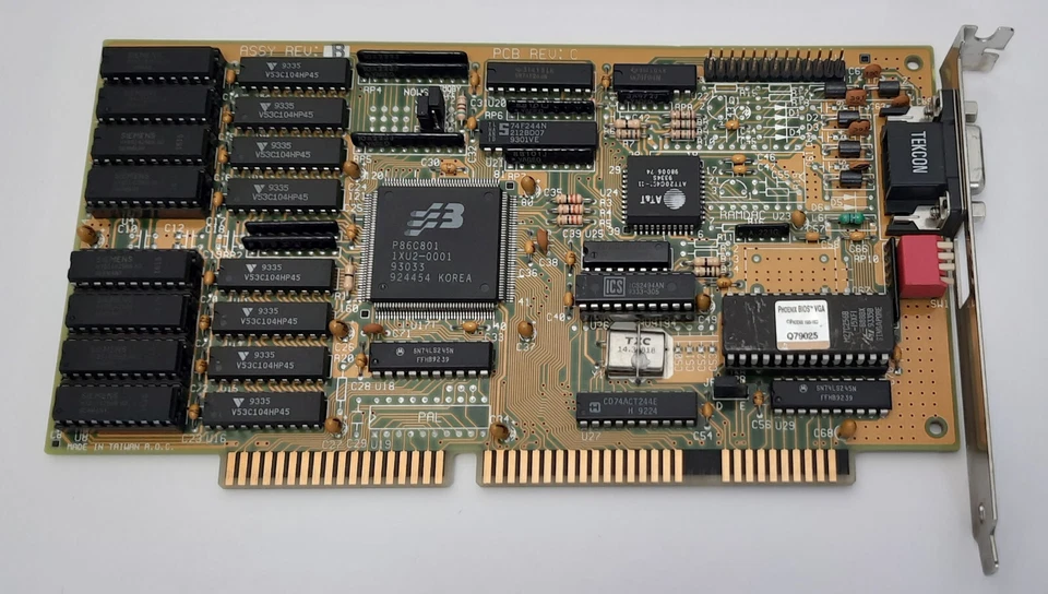 miro Crystal 8S ISA Grafikkarte (S3 801, 86C801, 2MB, retro, 1993) - Bild 2 von 4