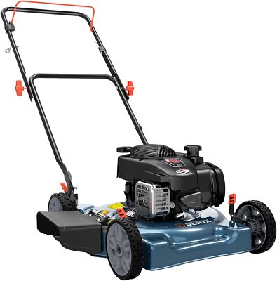 SENIX 20-Inch Gas Lawn Mower With 125 Cc 4-Cycle Briggs And