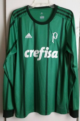 Palmeiras アディダス 緑色 シャツ Palmeiras Adidas Long Sleeves Home Jersey Size L | eBay