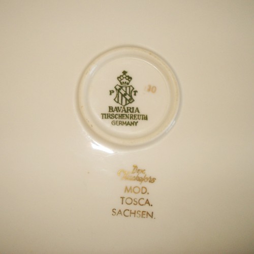 Tirschenreuth Bavaria Germany Tosca Porcelain Platter Or Tray - Bild 9 von 9