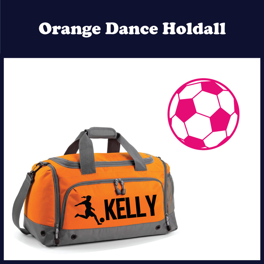 Personalised Football Holdall Kids School Boys Girls PE Sports Gym Shoe Kit Bag image 10