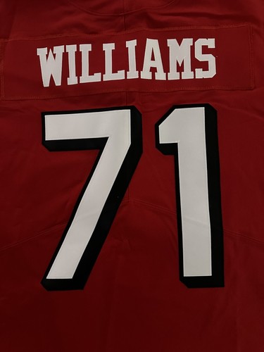 Men's San Francisco 49ers Nike Scarlet Vapor Elite Jersey Trent Williams 71 - Picture 6 of 6