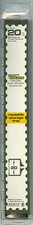 Scott Stamp Mounts, 20/215 Clear With Black Background, 1 Pack of 12 Strips,SUP8