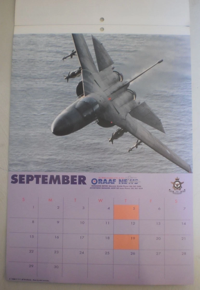 RAAF NEWS 1996 VINTAGE CALENDAR NEVER USED | eBay