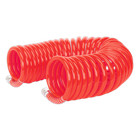 Sale! Sealey AH10C/8 PU Coiled Air Hose 10m x 8mm with 1/4"BSP Unions