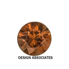 3 MM ROUND CUT BRONZE ZIRCON ALL NATURAL AAA (168230)