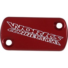 Works Connection 21-005 Anodized Billet Aluminum Front Brake Reservoir Cover - R
