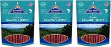 Blue Ridge Naturals 3 Pack Oven Baked Salmon Jerky Dog Treats, 3 Pounds Total
